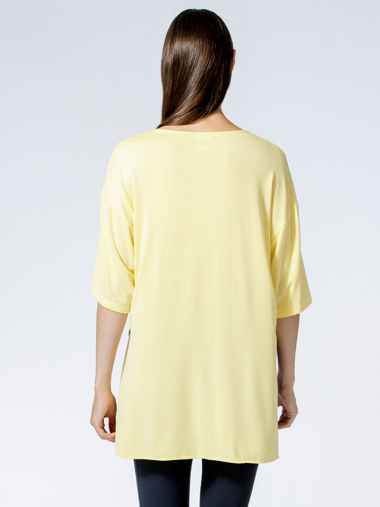 HI LO OVERSIZE TEE, JASMINE