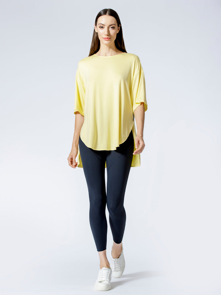 HI LO OVERSIZE TEE, JASMINE