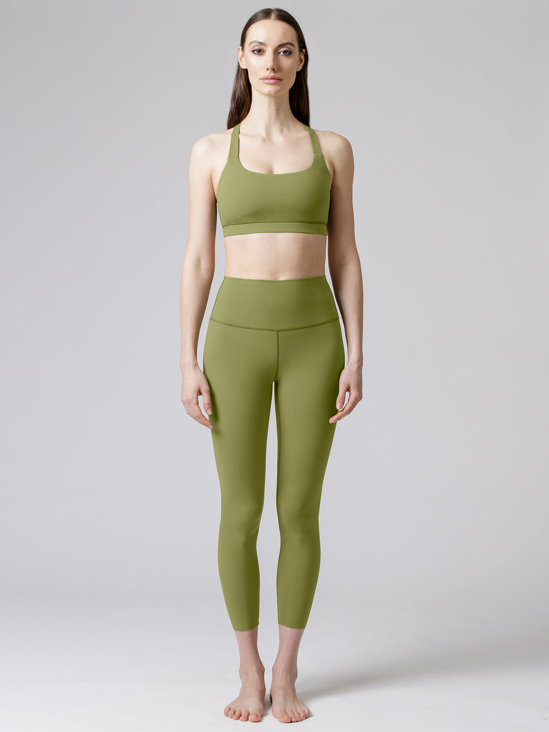 PURE FLOW ANKLE CROPS, MUSTARD