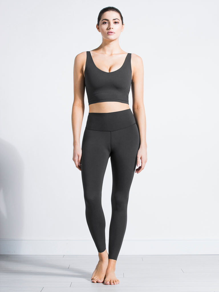 NUDE SHAPE HIGH WAIST PANTS, LIMESTONE