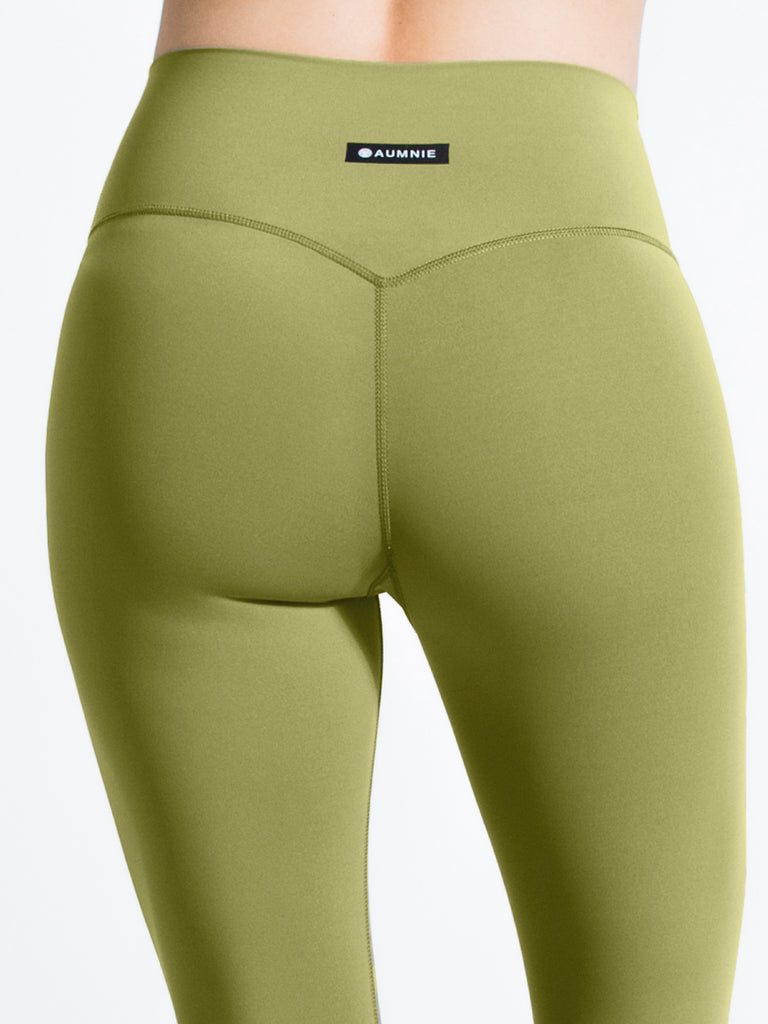 NUDE SHAPE HIGH WAIST PANTS, MUSTARD