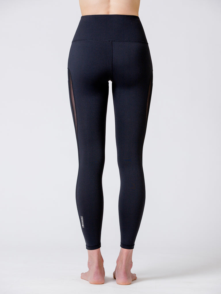 REVOLUTION PANTS, BLACK/BLACK MESH