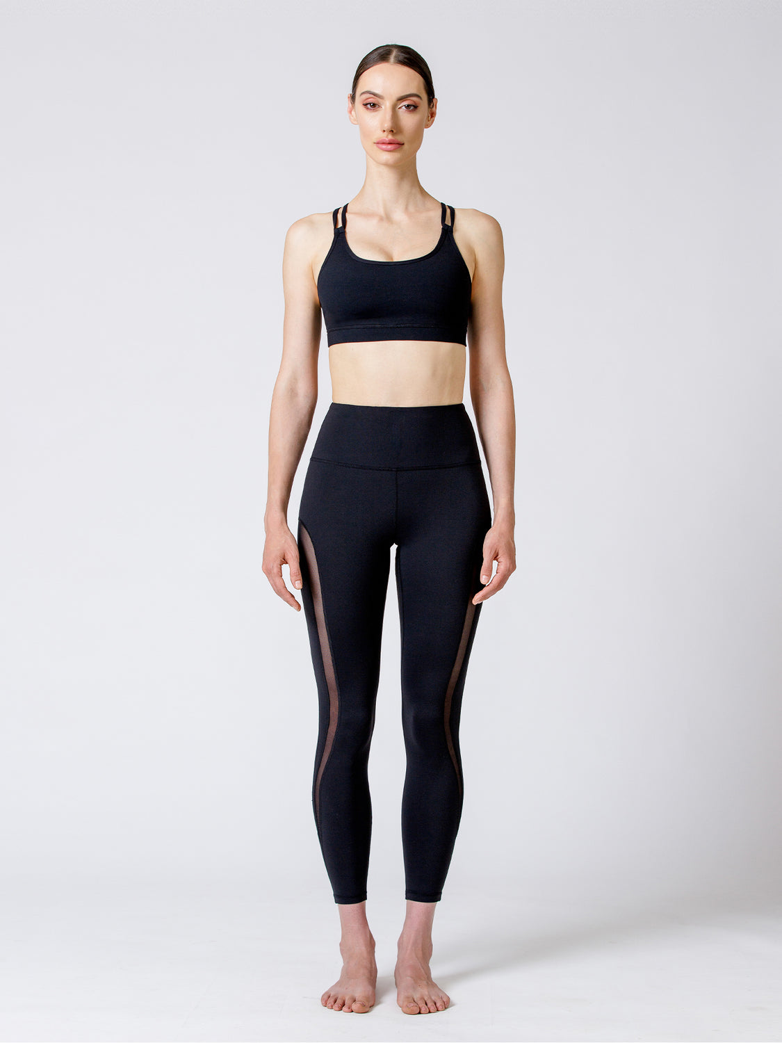 REVOLUTION PANTS, BLACK/BLACK MESH