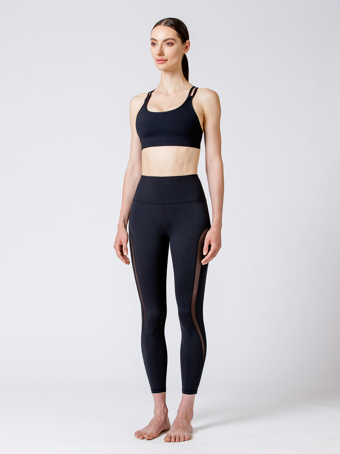 REVOLUTION PANTS, BLACK/BLACK MESH