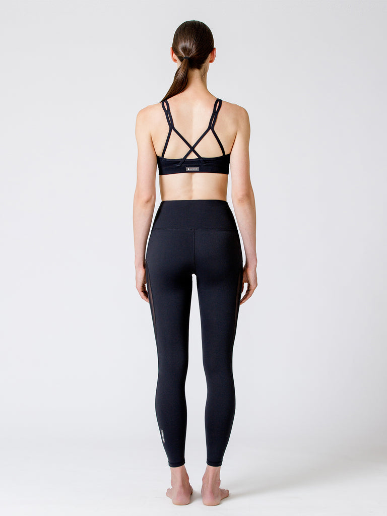 REVOLUTION PANTS, BLACK/BLACK MESH
