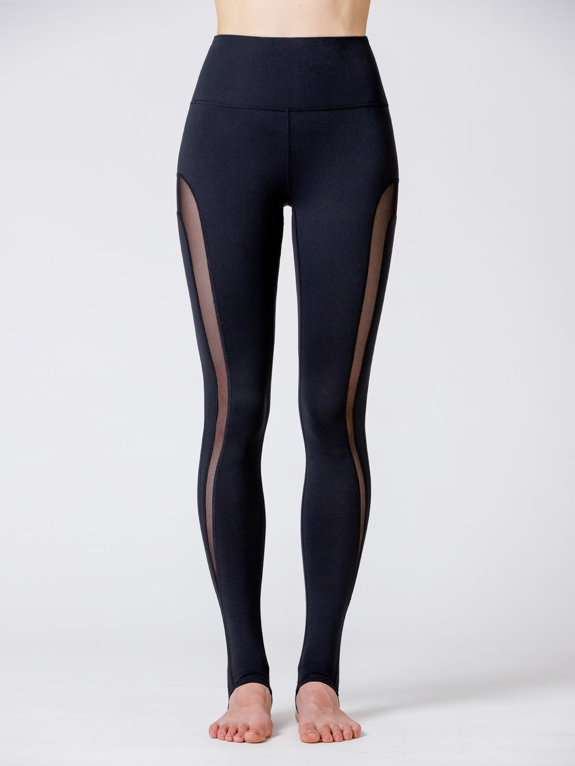 REVOLUTION STIRRUP PANTS 2.0, BLACK/BLACK MESH