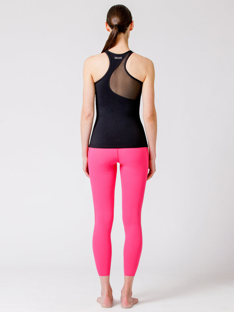 WAVE MESH TANK, BLACK/BLACK MESH