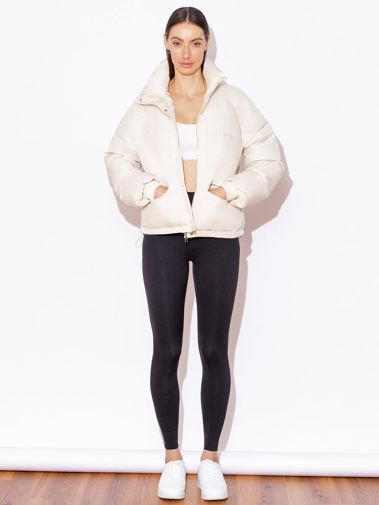 SIMPLICITY PUFFER JACKET, CREAM