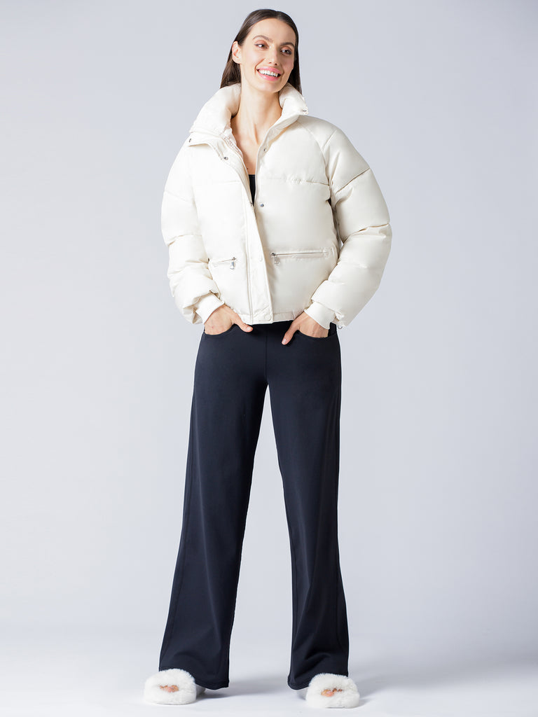 SIMPLICITY PUFFER JACKET, CREAM