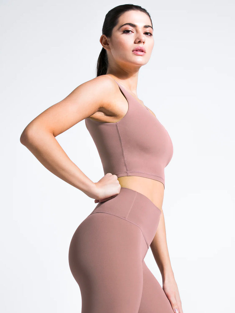 U NECK NUDE TANK, ASH MAUVE