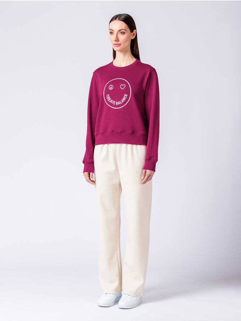 HAPPY GLOW SWEATSHIRT, WILDBERRY