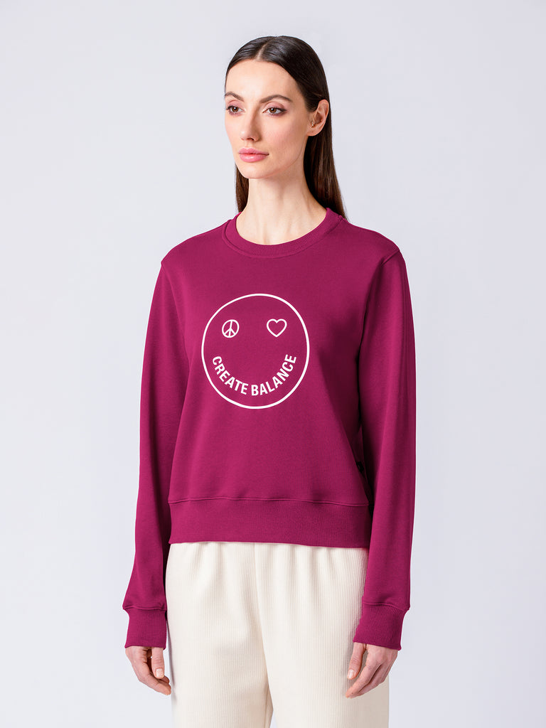 HAPPY GLOW SWEATSHIRT, WILDBERRY
