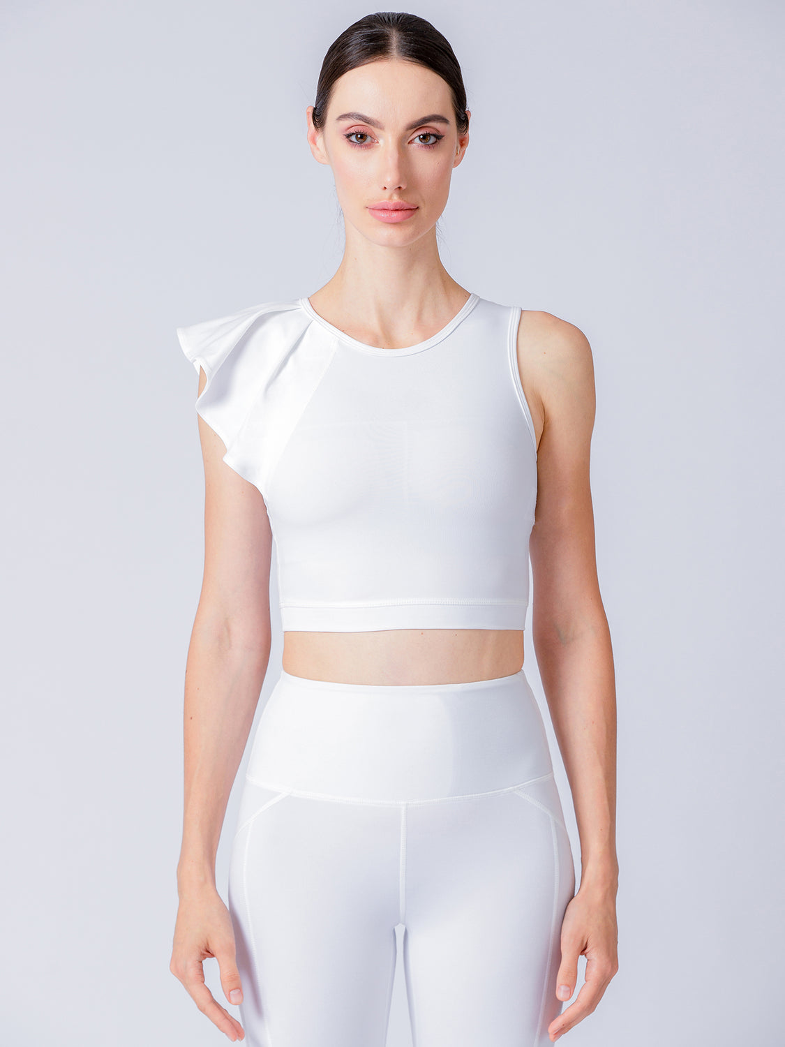 LILY CROPPED TOP, WHITE