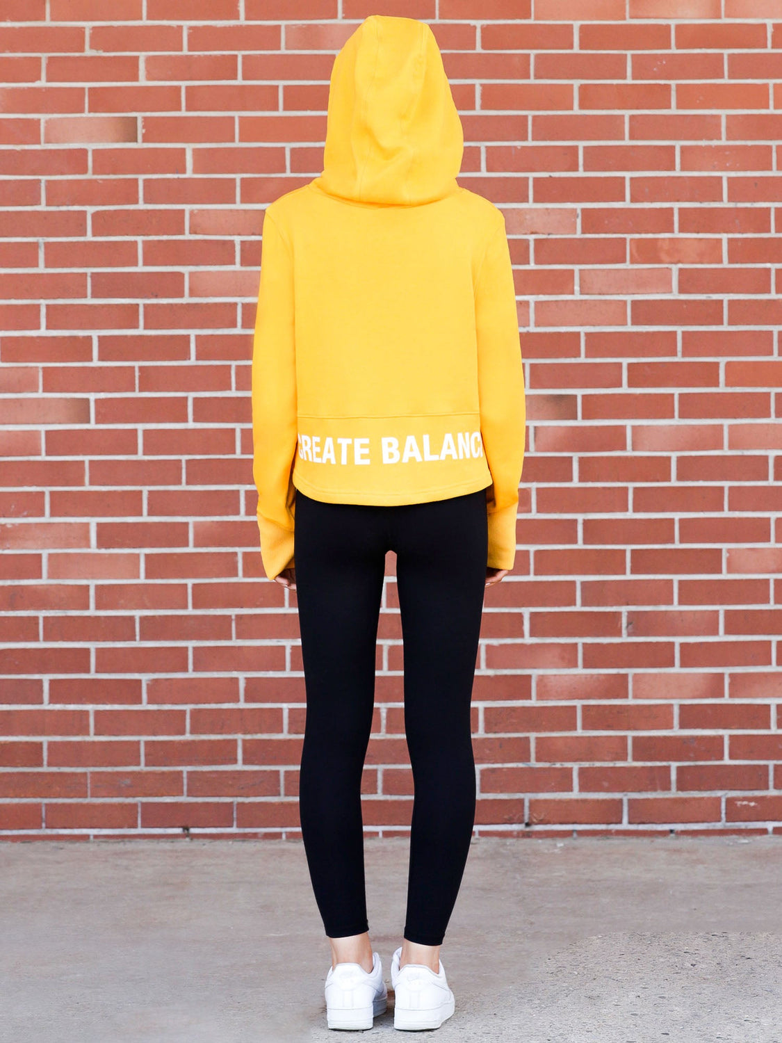 HI LO LOGO HOODIE, YELLOW