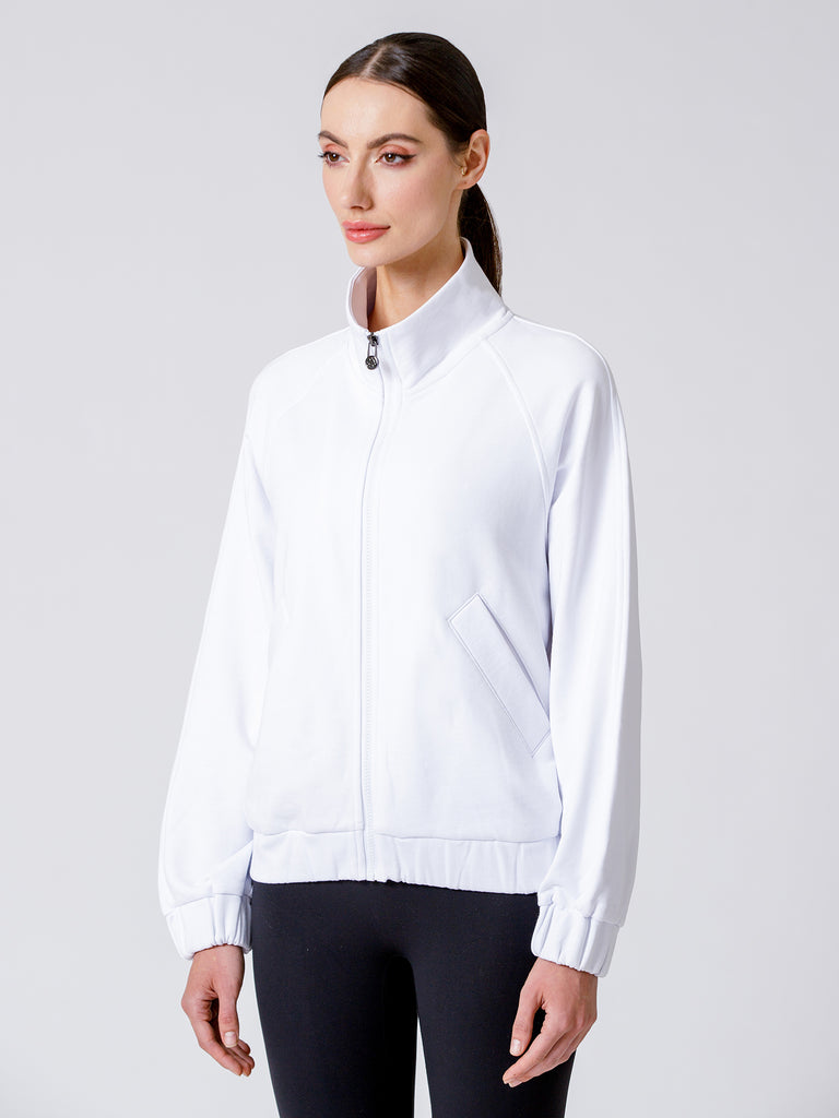 SWIFT COTTON JACKET,WHITE