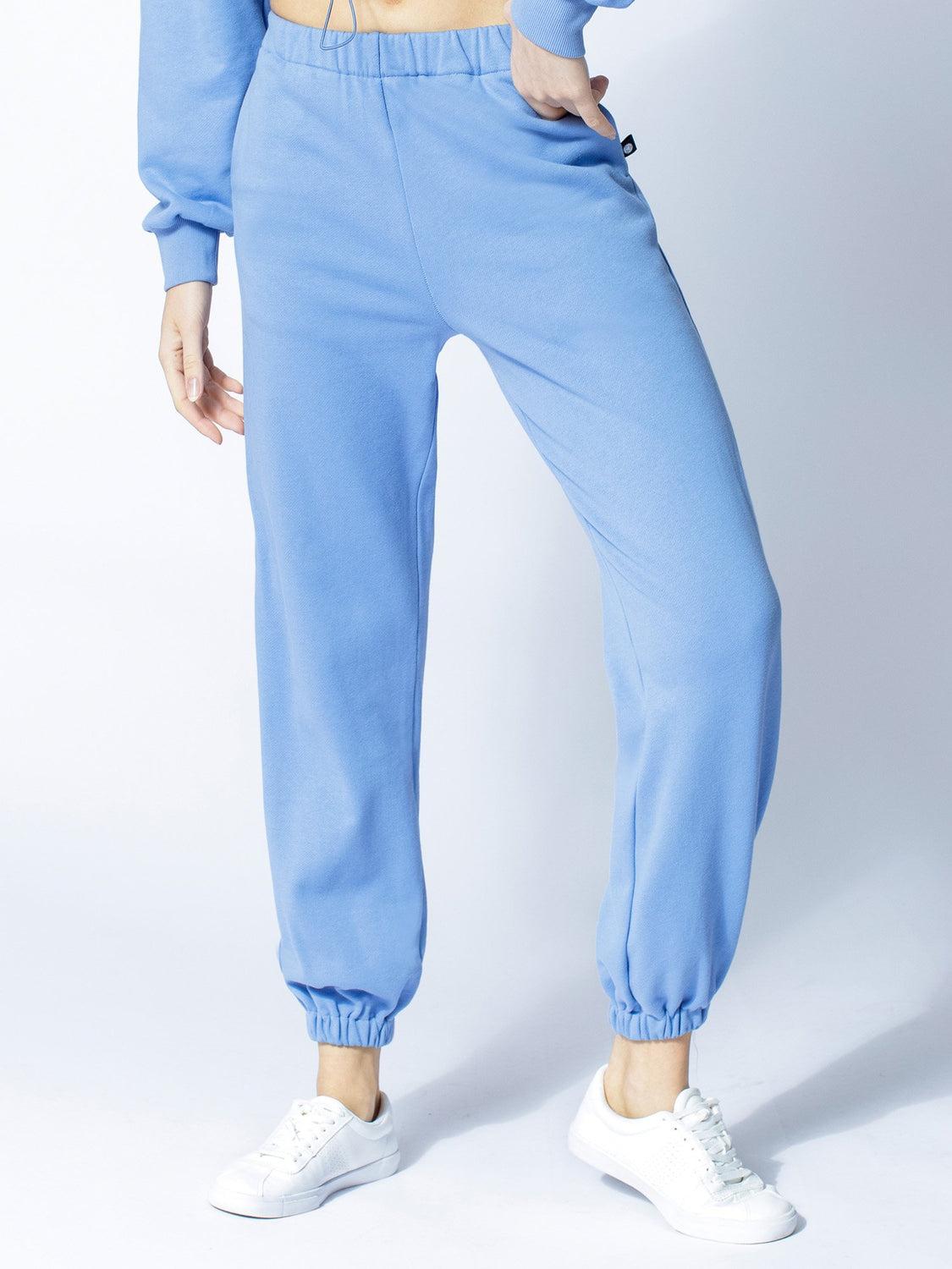 COTTON SWEATPANTS, HELIO