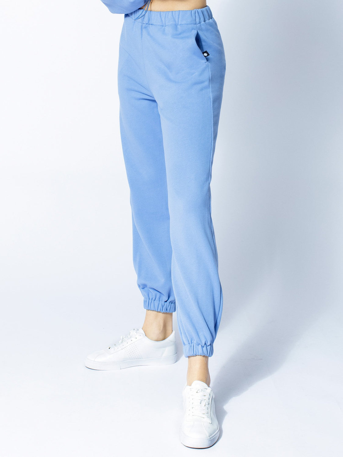 COTTON SWEATPANTS, HELIO