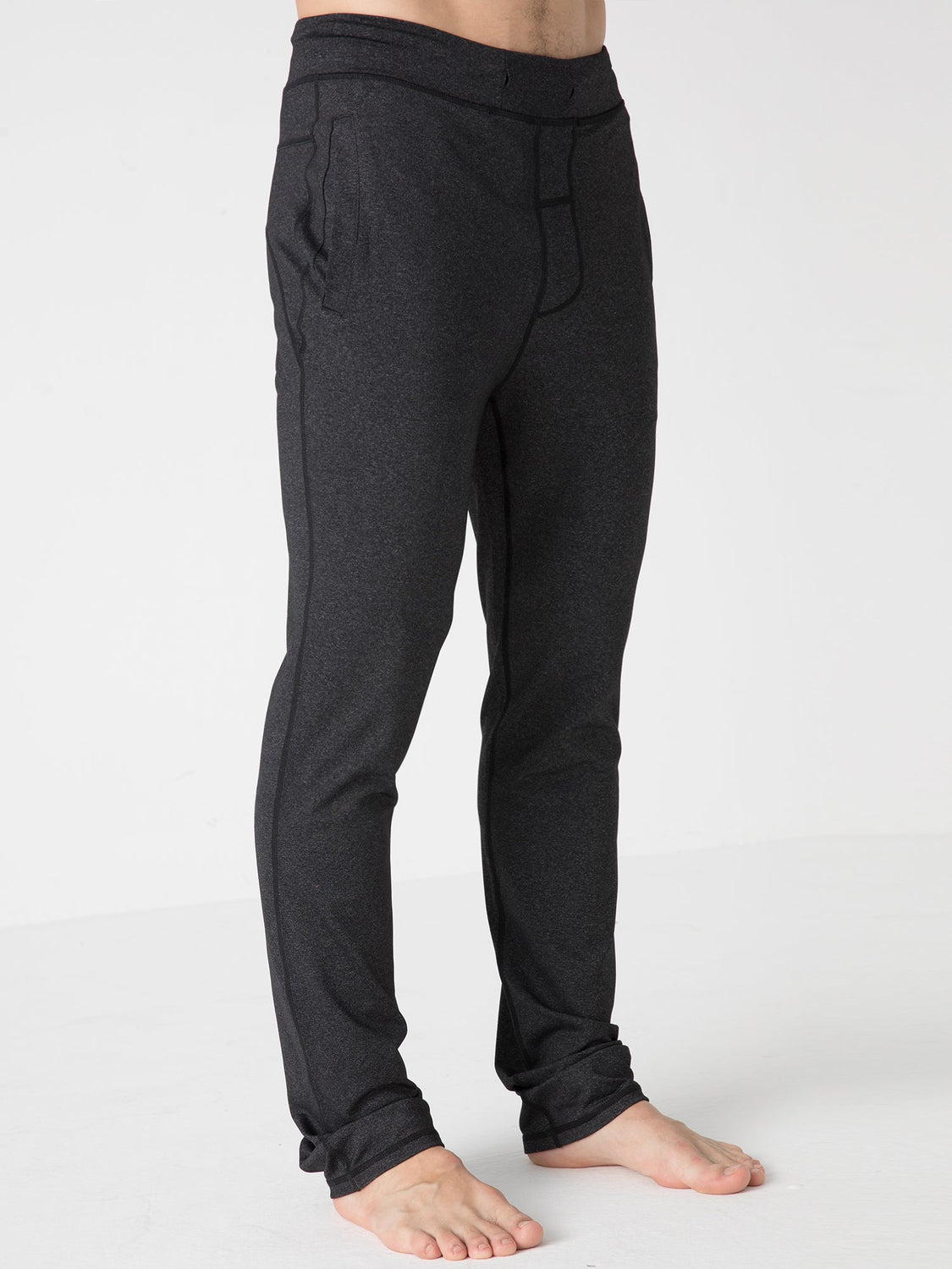 AUMNIE INTEGRITY PANTS, HEATHER BLACK