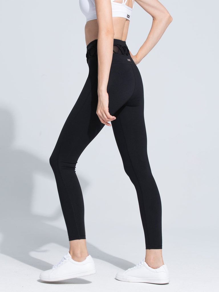HELIX PANTS, BLACK/BLACK MESH