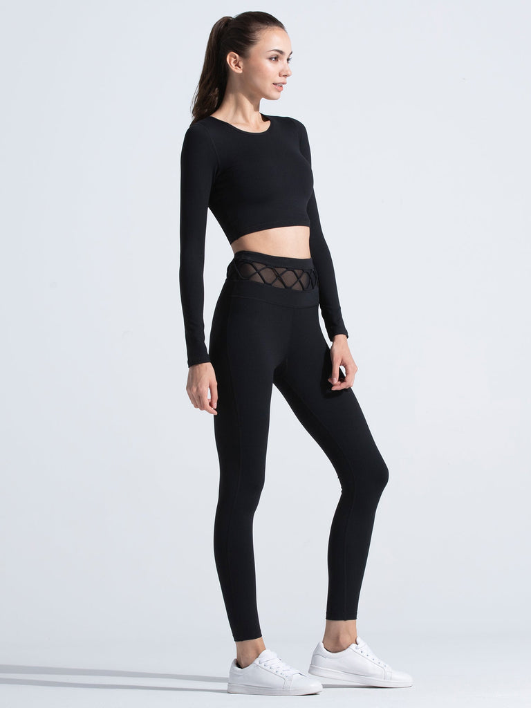 HELIX PANTS, BLACK/BLACK MESH