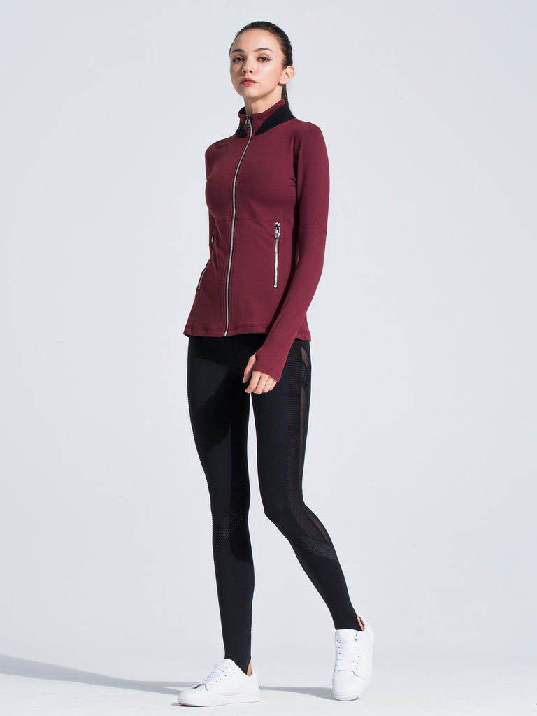 FIT JACKET 3.0, BORDEAUX/BLACK