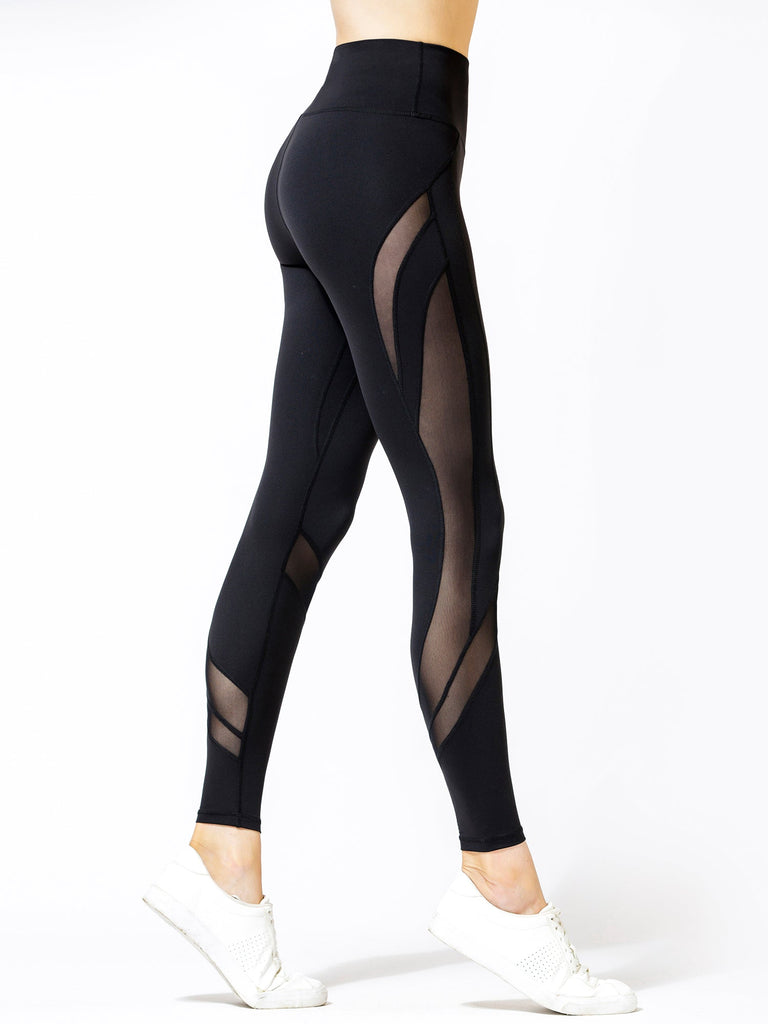 NEW WAVE PANTS 2.0, BLACK/BLACK MESH