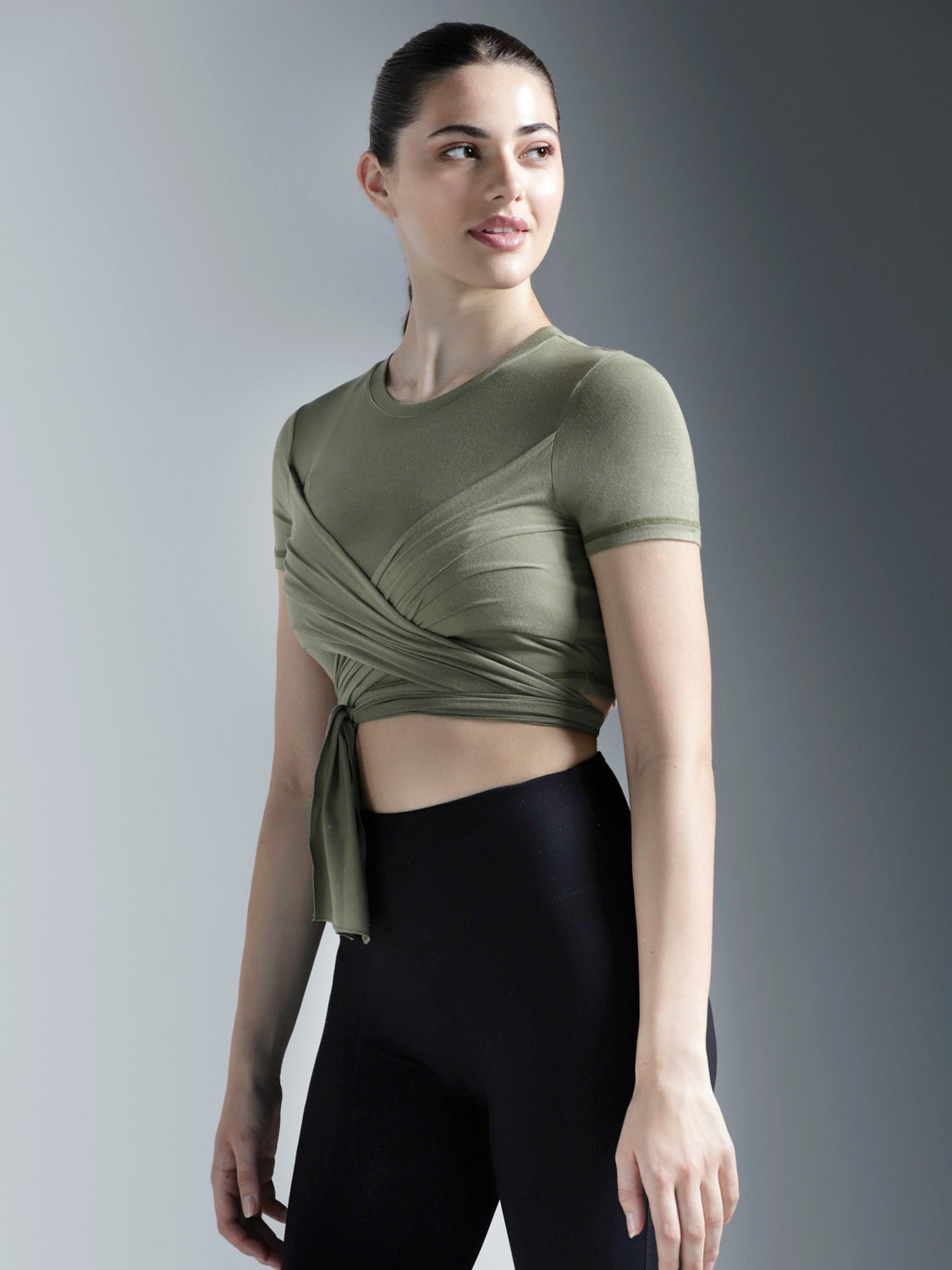 CT WRAP TEE 2.0, WILLOW