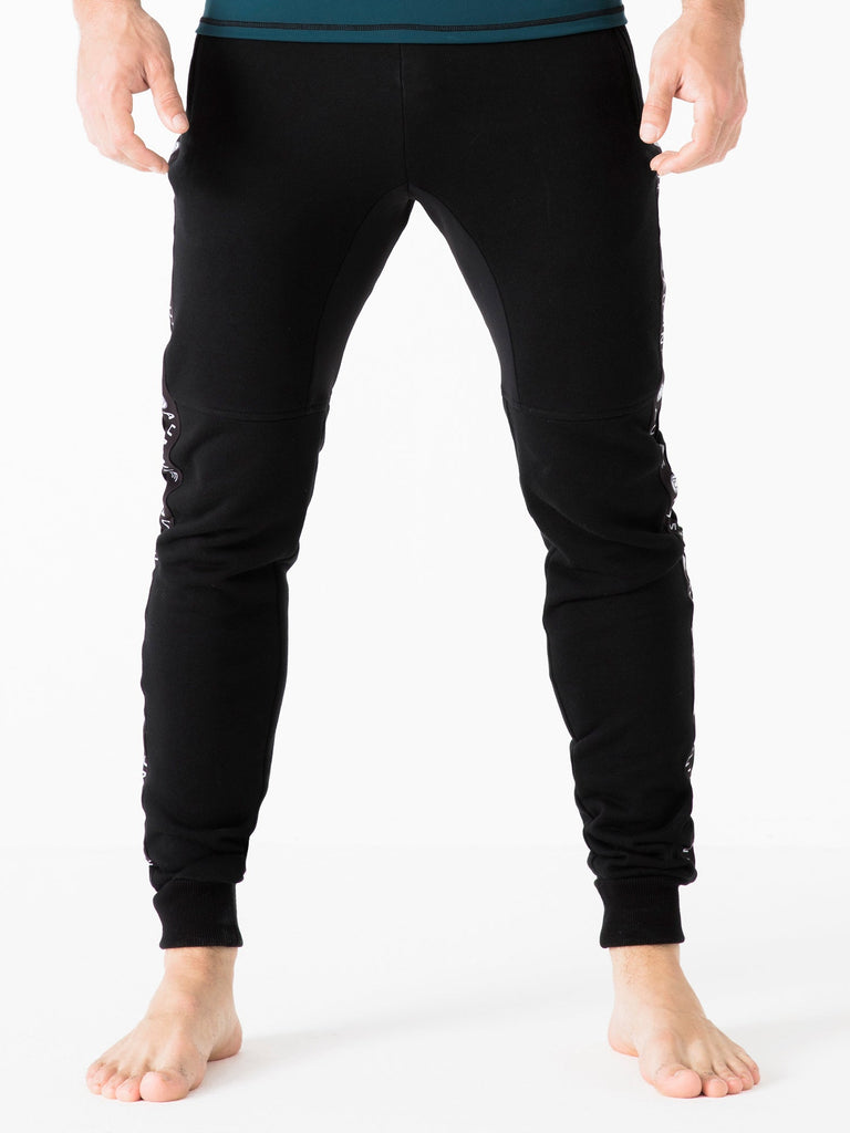 AUMNIE MEN'S LOGO PANTS,BLACK
