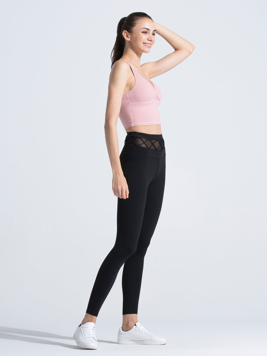 HELIX PANTS, BLACK/BLACK MESH