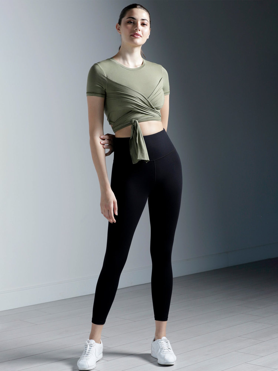 CT WRAP TEE 2.0, WILLOW