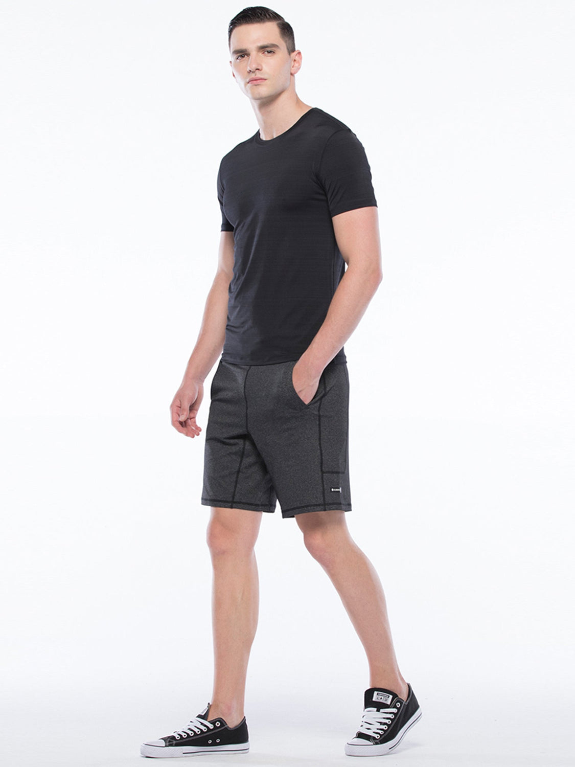 SPEED SHORT, HEATHER BLACK