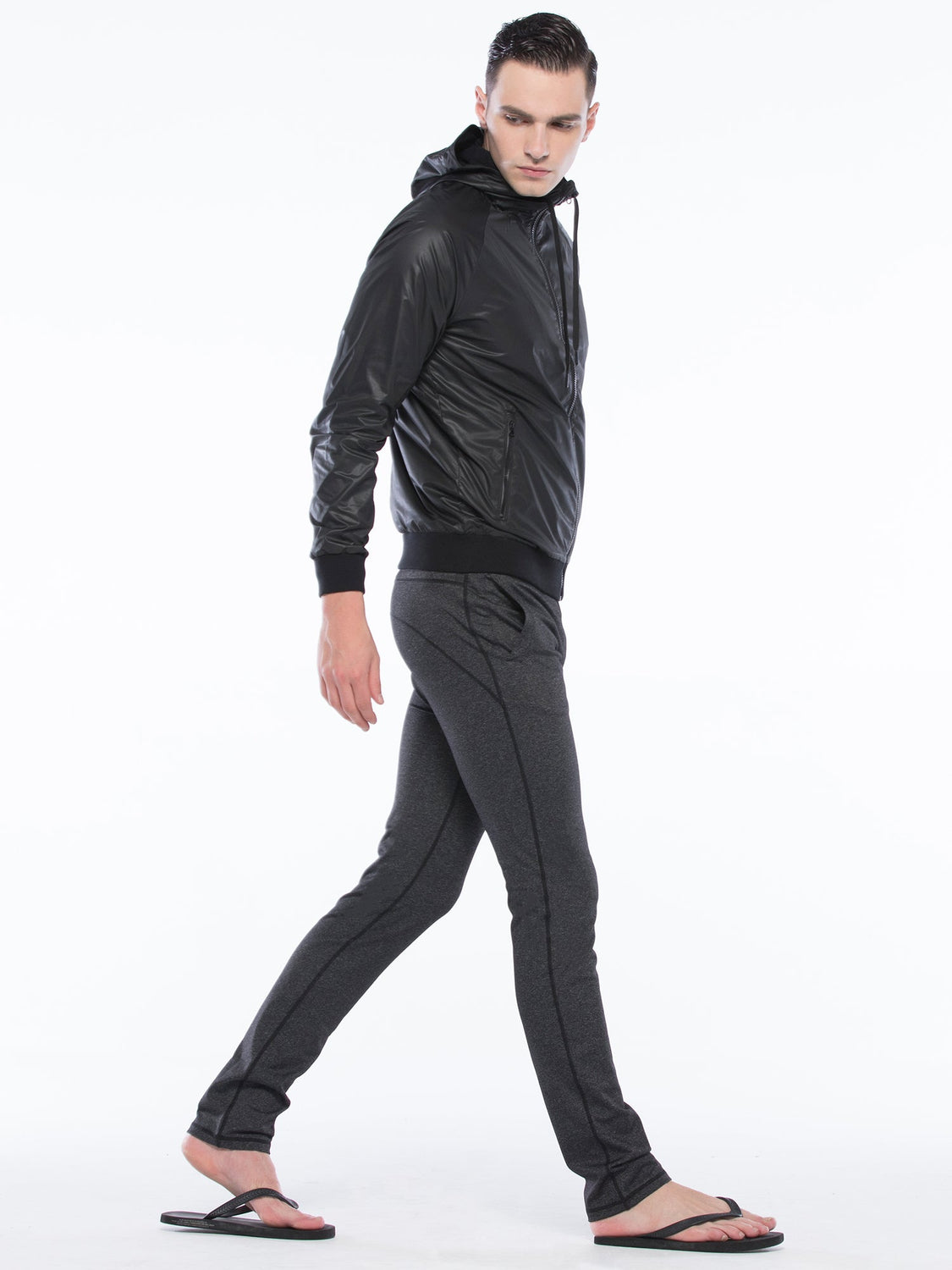 AUMNIE INTEGRITY PANTS, HEATHER BLACK