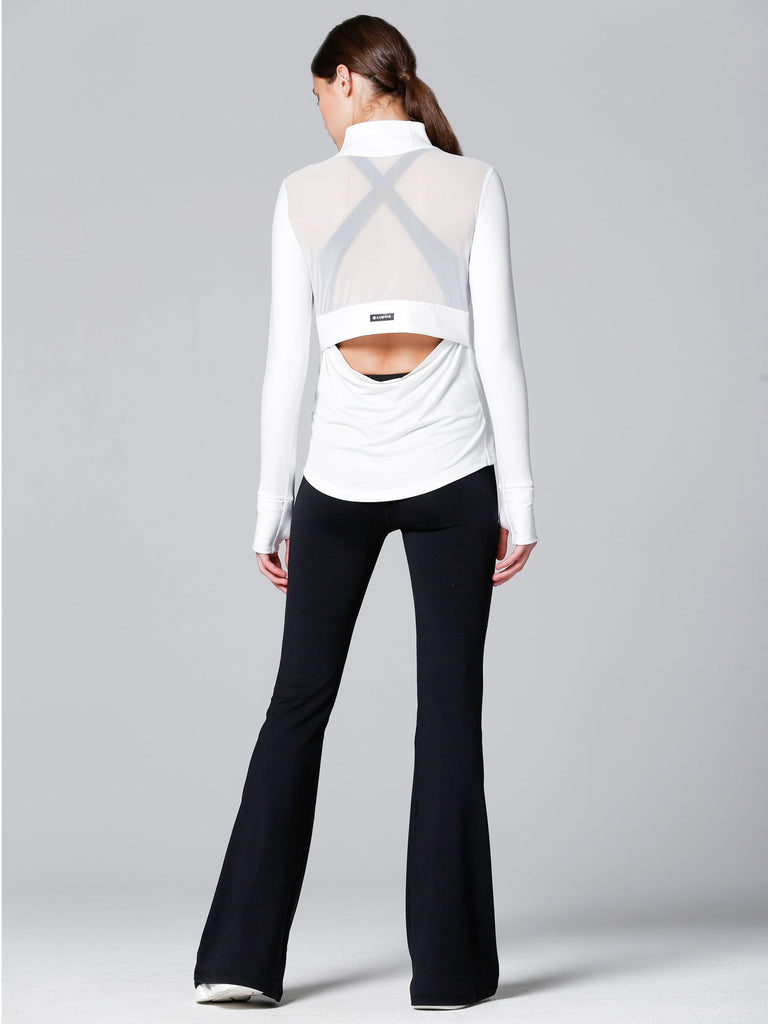 AIR JACKET, WHITE/WHITE MESH
