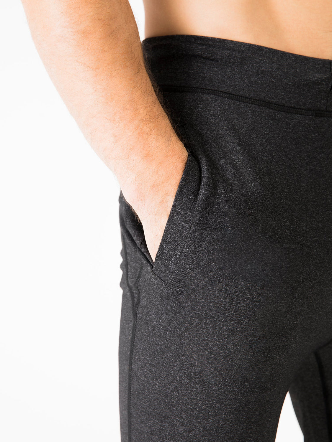AUMNIE INTEGRITY PANTS, HEATHER BLACK