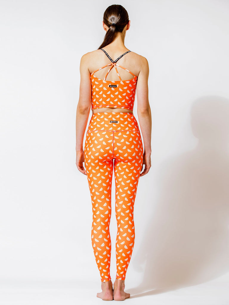 SEAMLESS IMAGE PANTS, ORANGE GALILEO