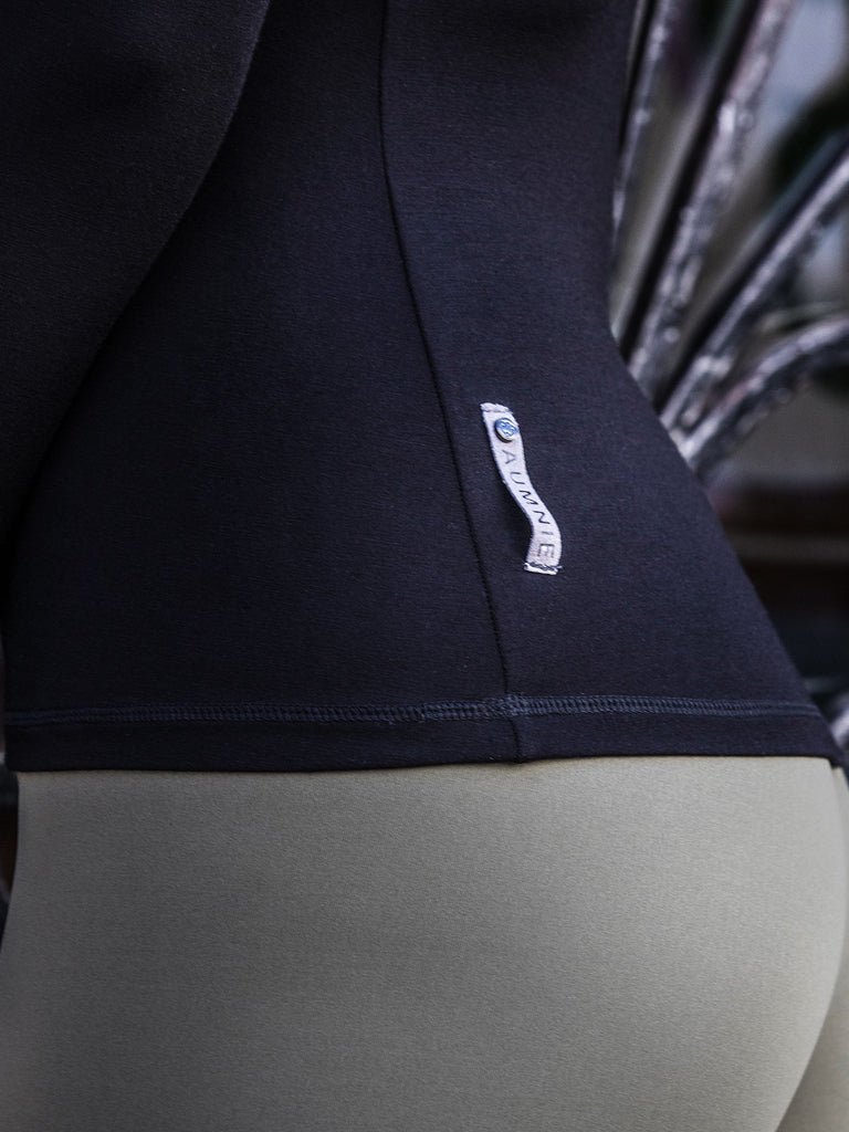 TURTLENECK TOP, BLACK