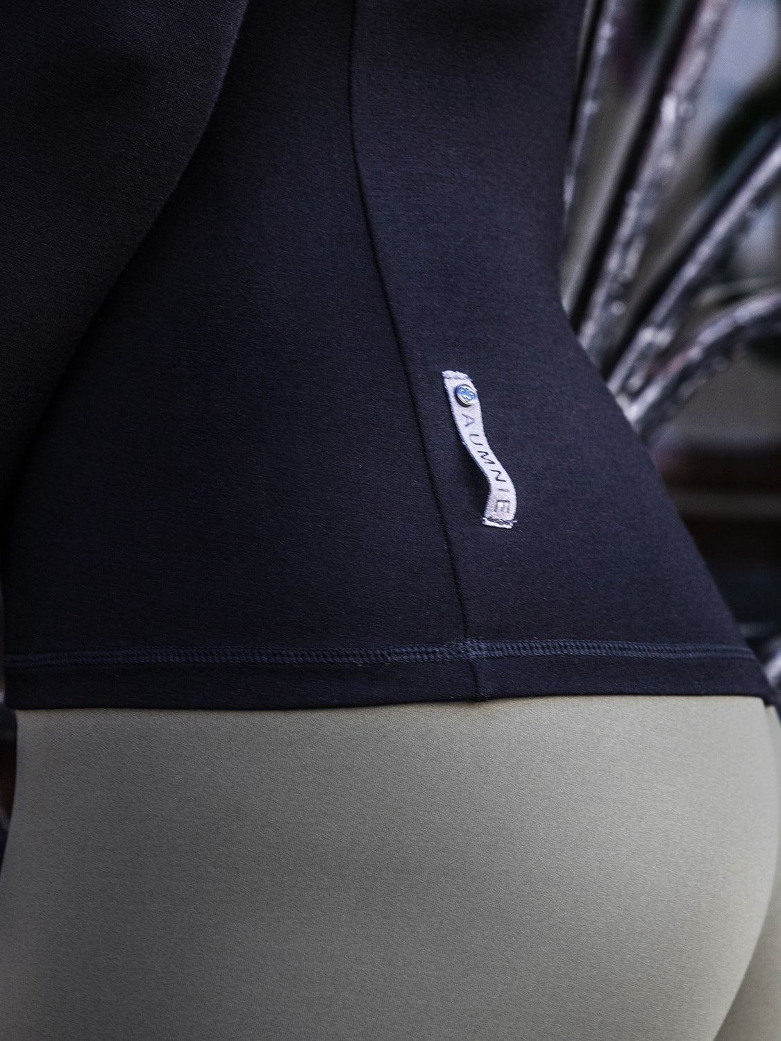 TURTLENECK TOP, BLACK