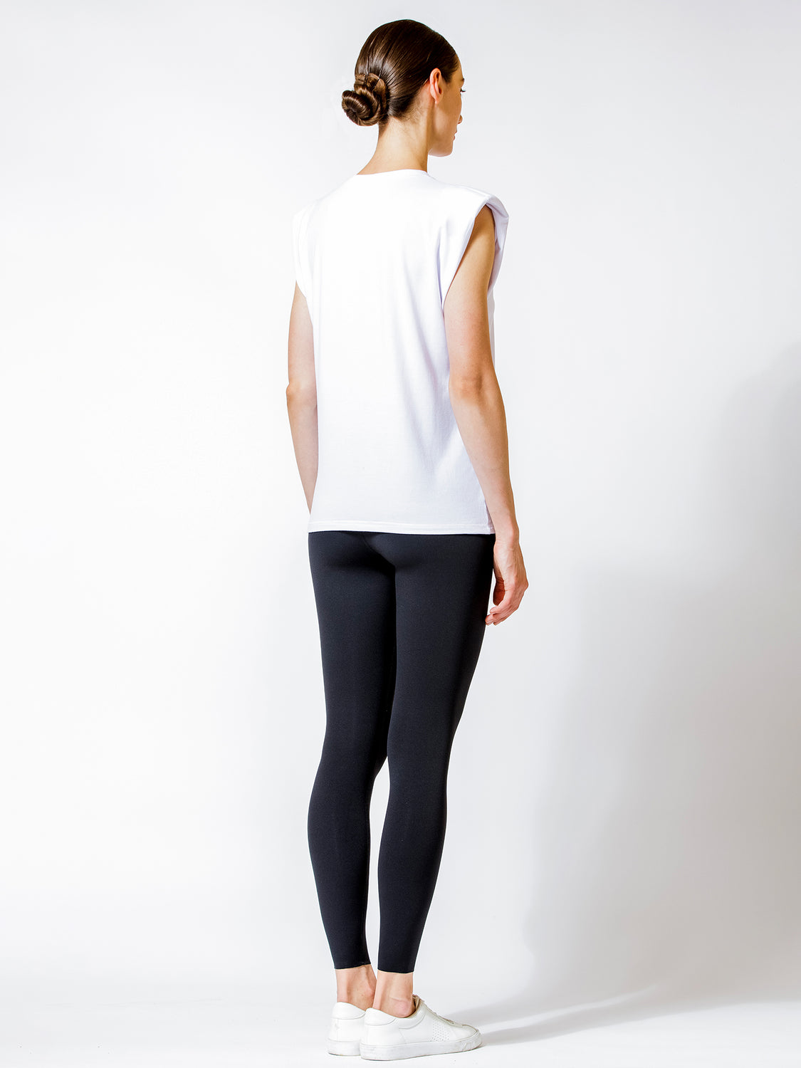 PADDED POWER TANK, WHITE