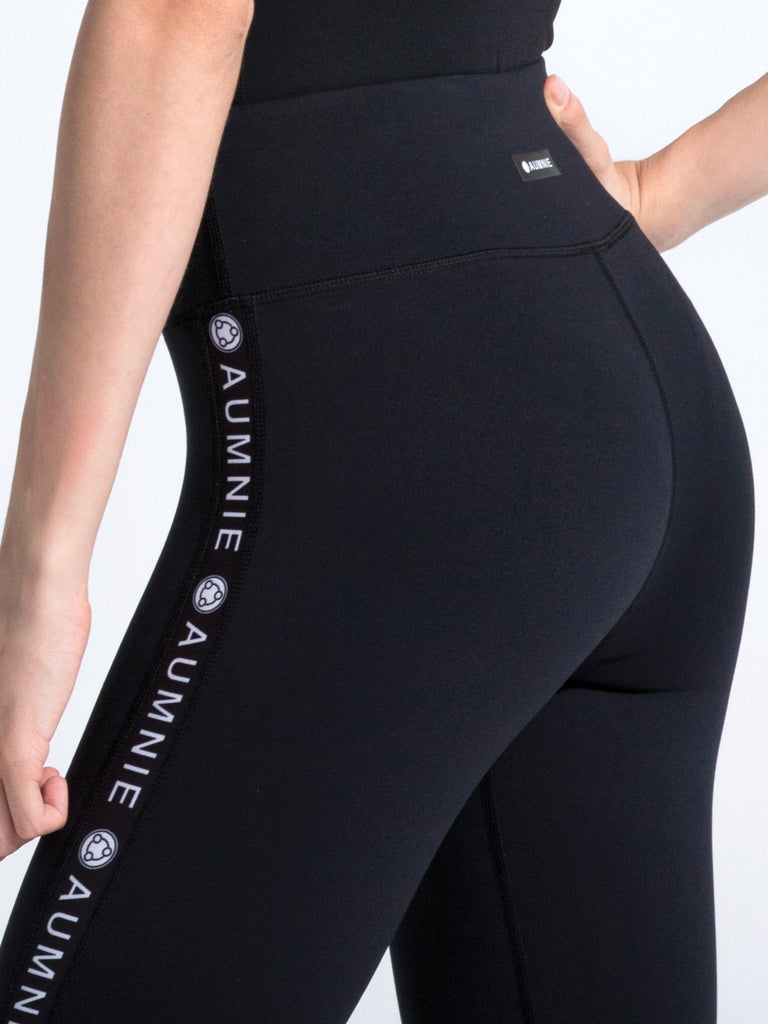 LOGO PANTS, BLACK