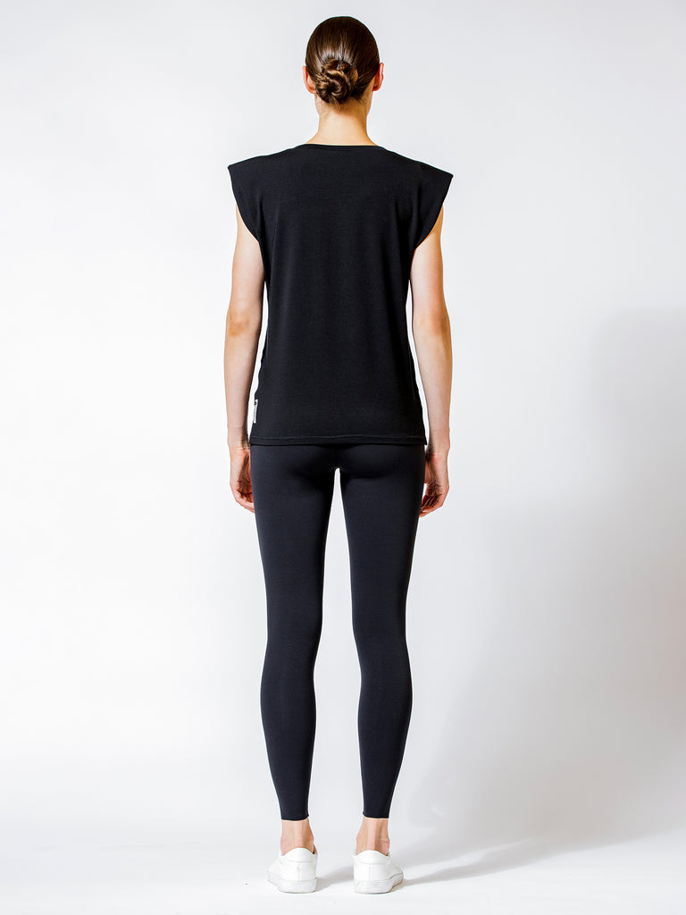 PADDED POWER TANK, BLACK