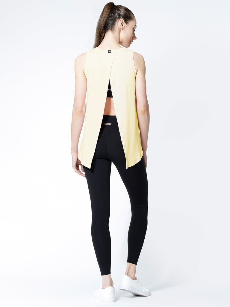 TIE BACK TRAINING TANK, JASMINE