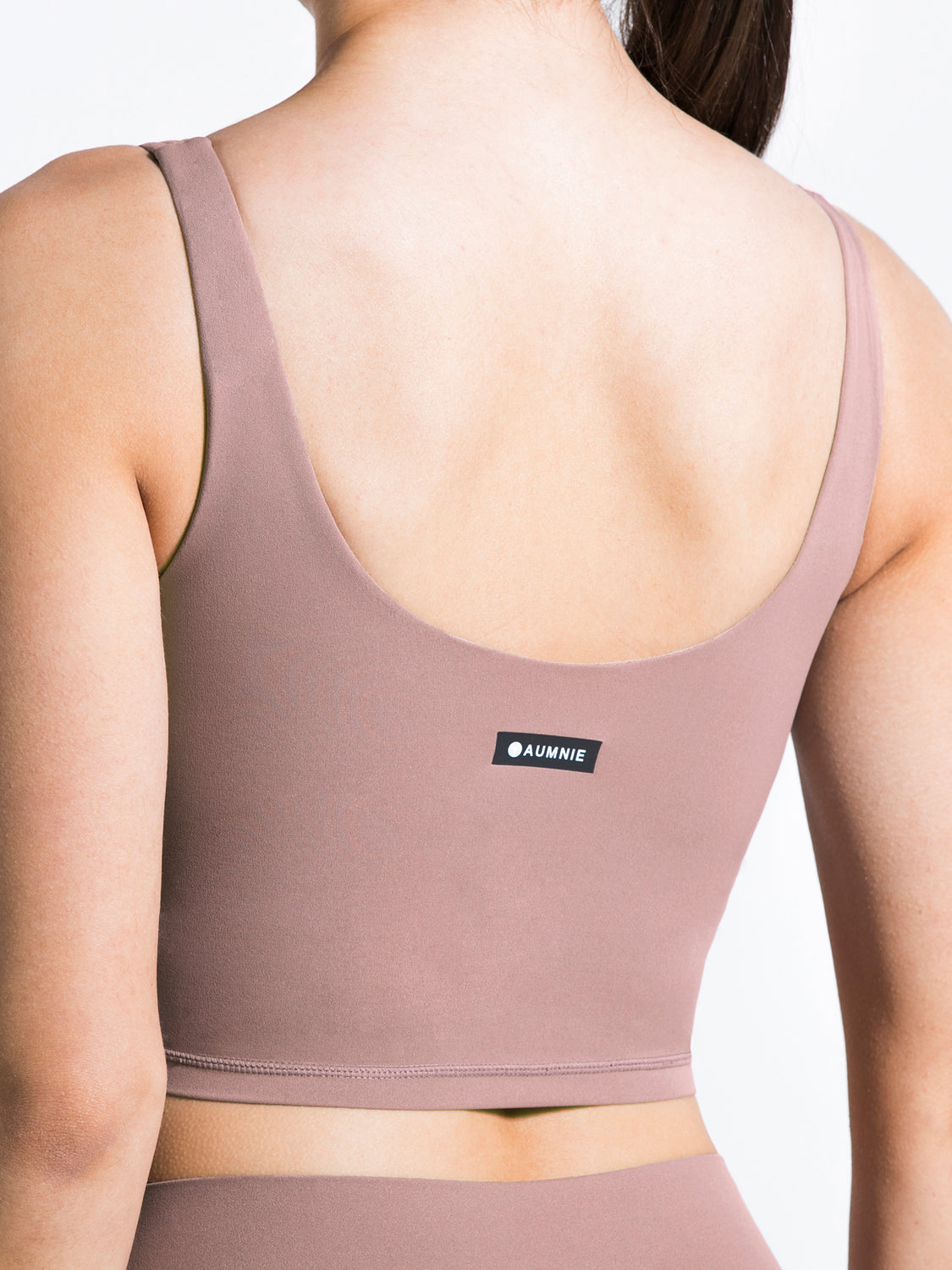 U NECK NUDE TANK, ASH MAUVE