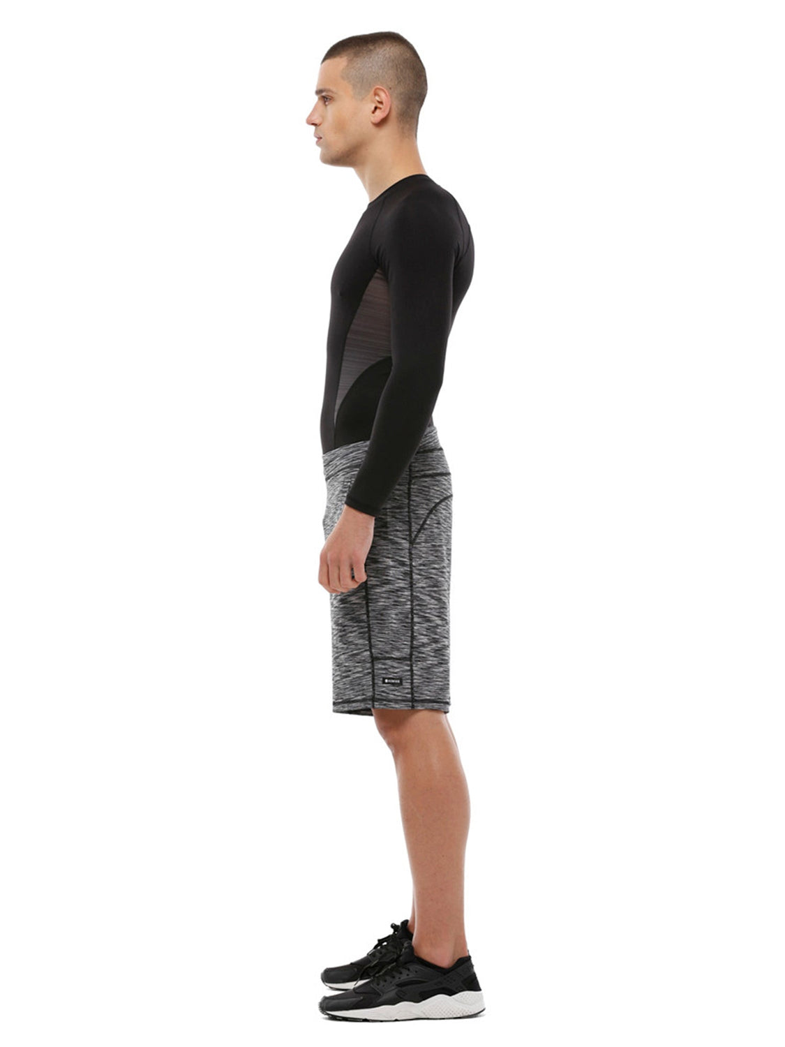 SPEED SHORT 2.0, B&W MELANGE