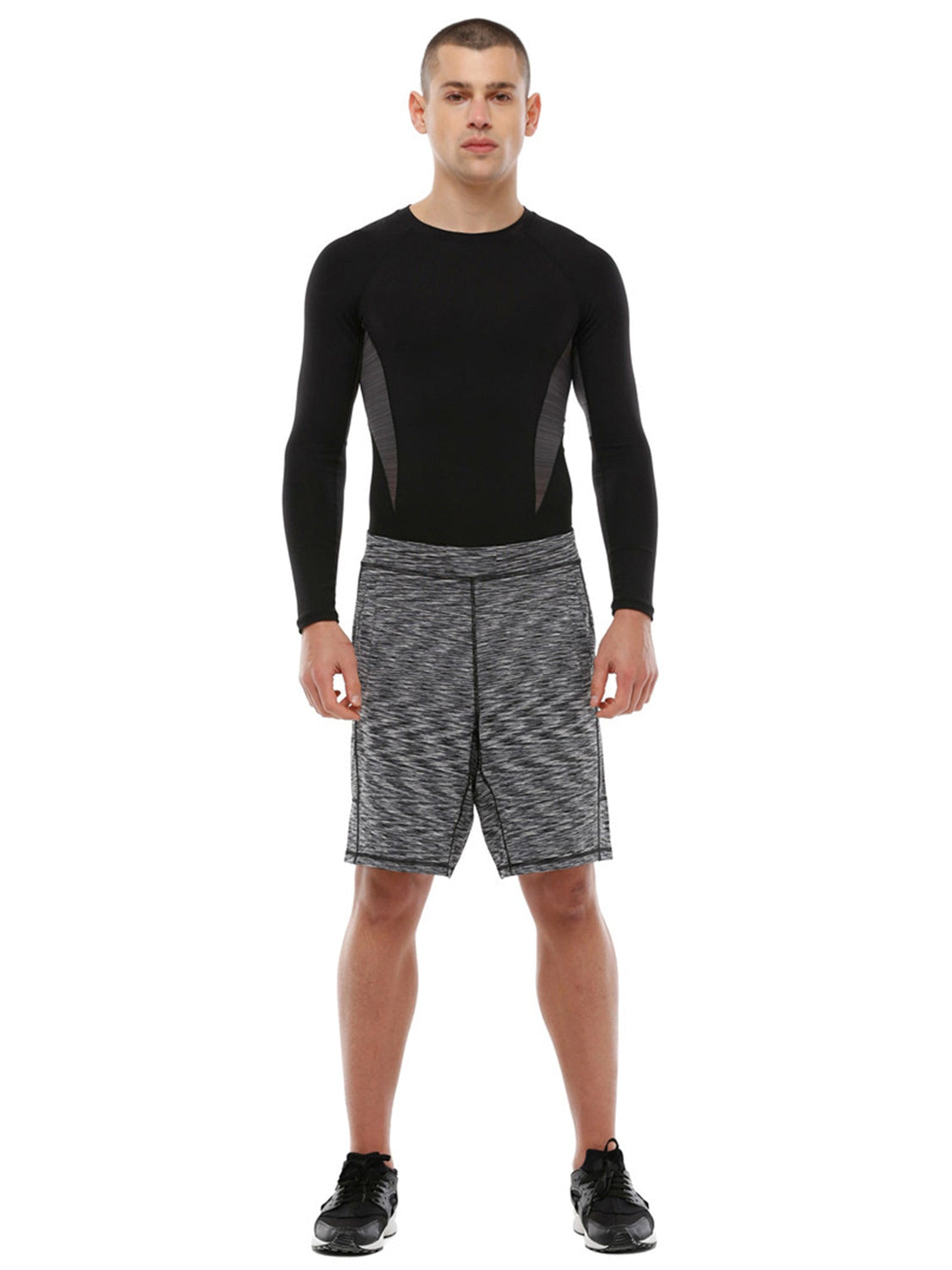 SPEED SHORT 2.0, B&W MELANGE