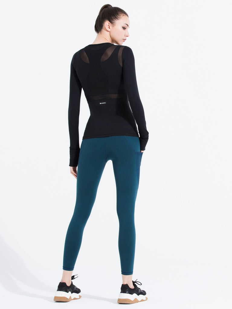 PLEATED POCKET ANKLE CROPS, LAKE