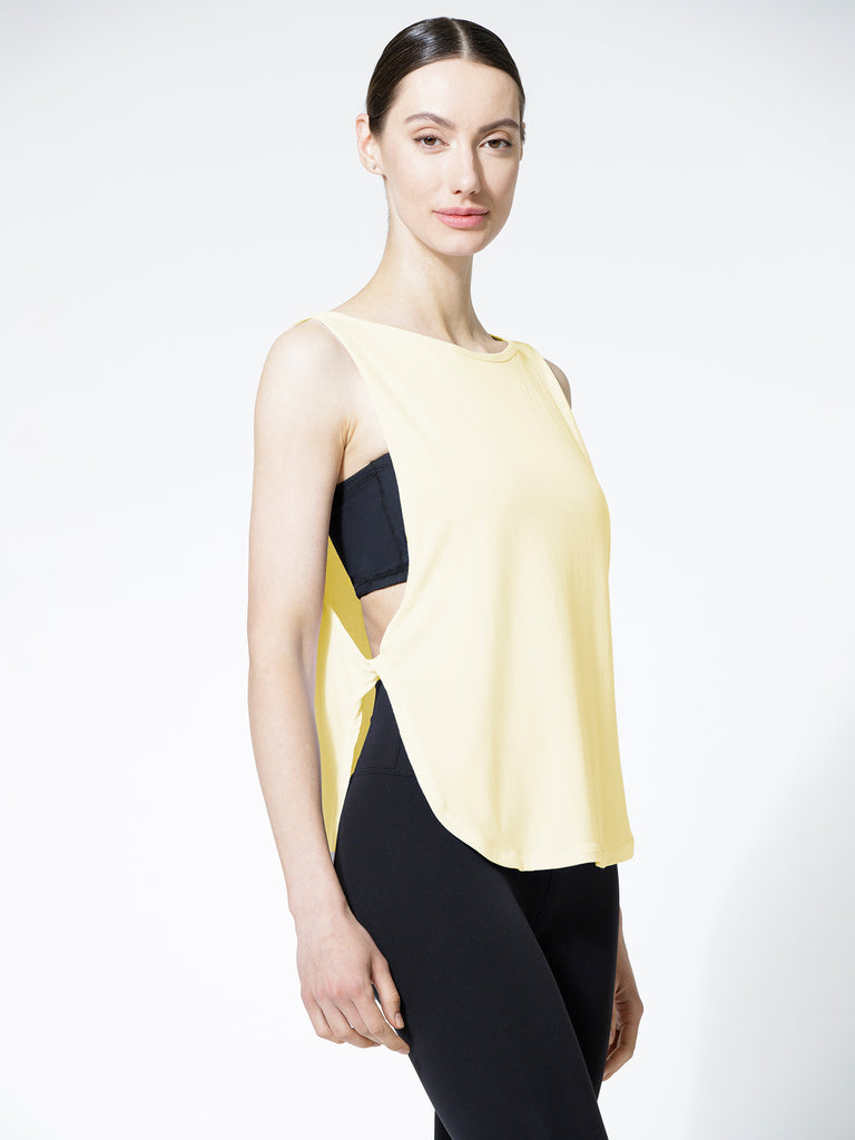 SIDE TWIST SURF TANK, LONG, JASMINE