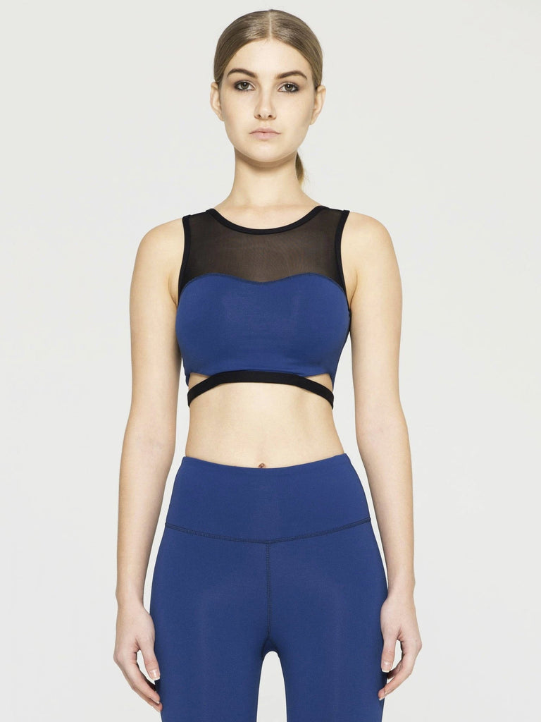 ILLUSION BRA 2.0, ATLANTIC/BLACK MESH