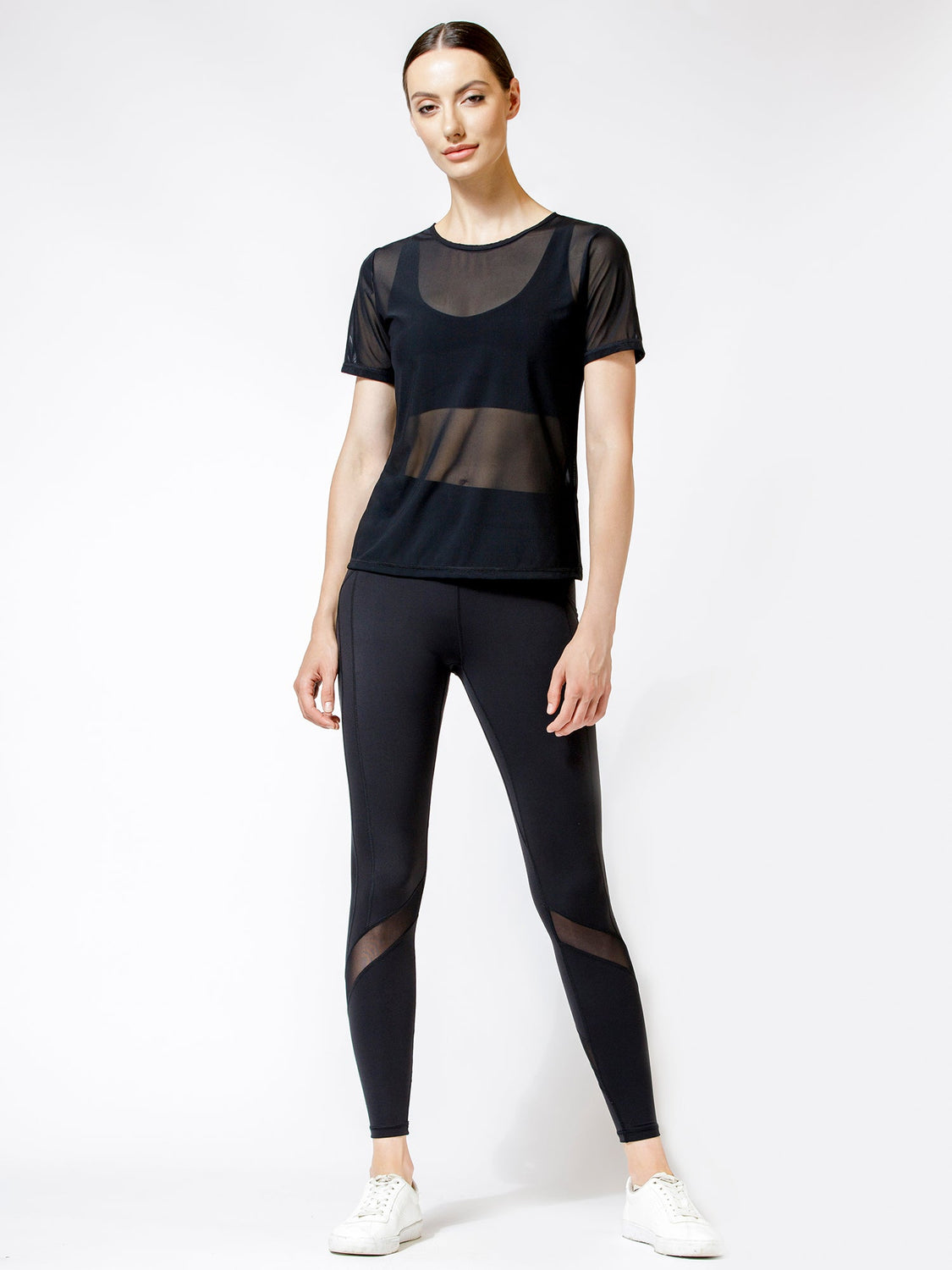 NEW WAVE PANTS 2.0, BLACK/BLACK MESH