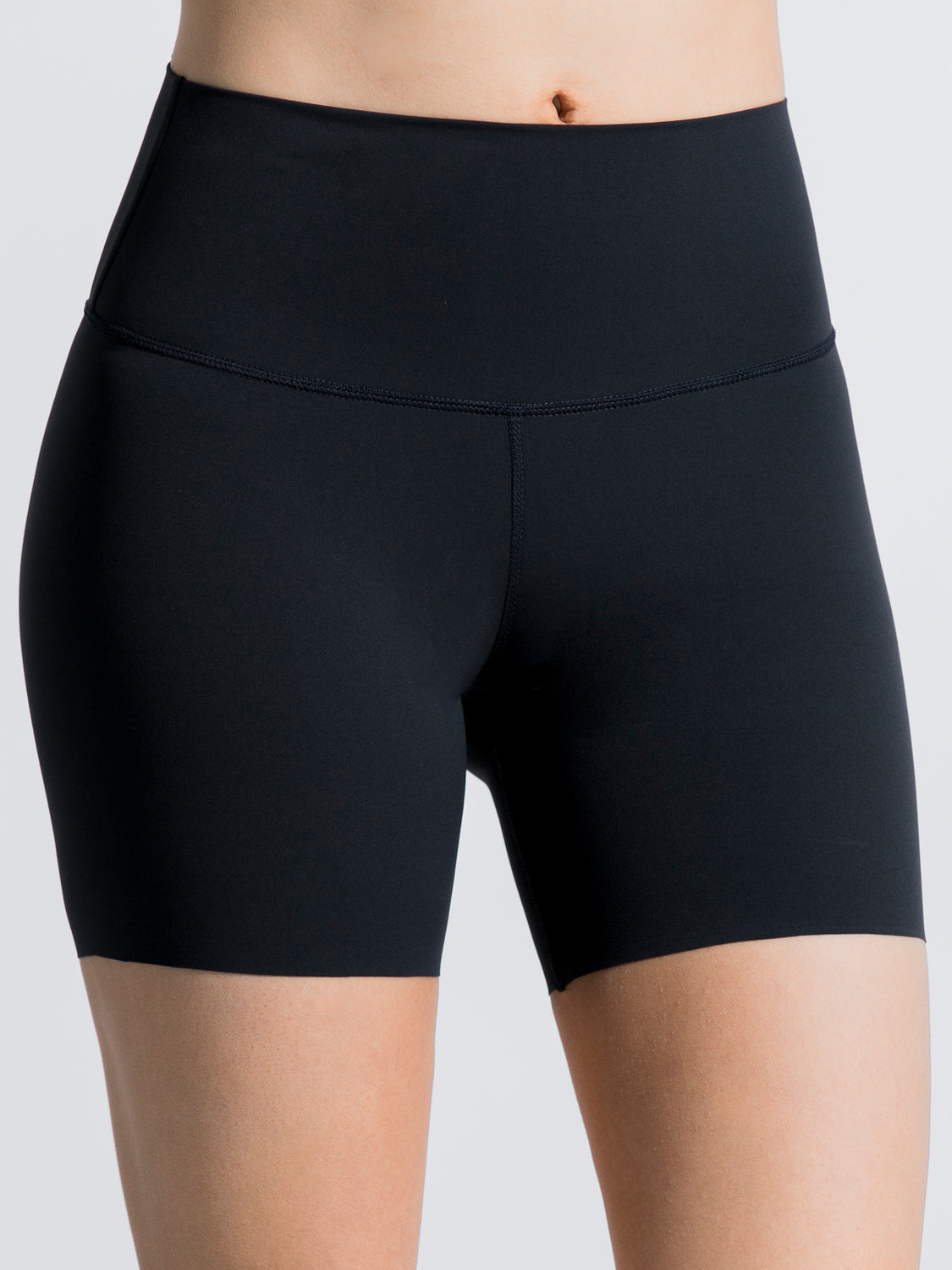 NUDE SHAPE 6" SHORTS, BLACK