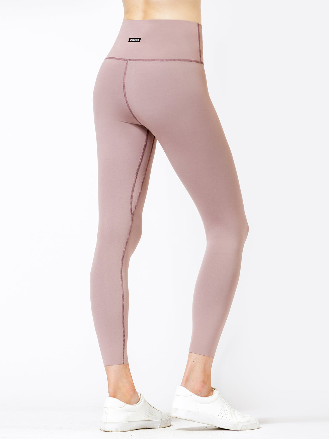 PURE FLOW ANKLE CROPS, ASH MAUVE